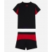 Maglie da calcio AC Milan Prima Maglia Bambino 2025-26 Manica Corta + Pantaloni corti)